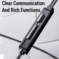 Słuchawki przewodowe Hifi słuchawki basowe redukcja szumów słuchawki sportowe 3.5mm przewodowy zestaw słuchawkowy do gier dla Redmi Note 8 Umidigi A5 Pro 6